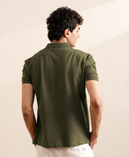 Forest Green Resort Rugby Shirt