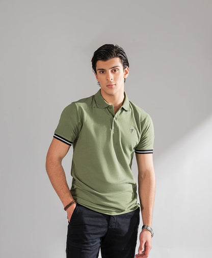 Olive Rugby Shirt