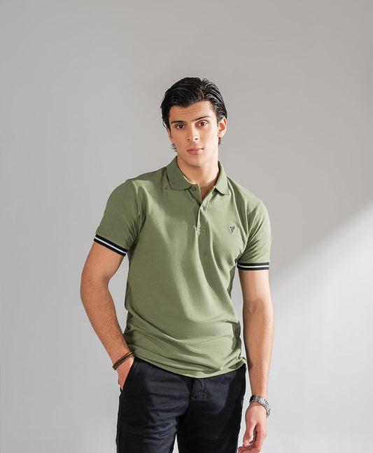 Olive Rugby Shirt