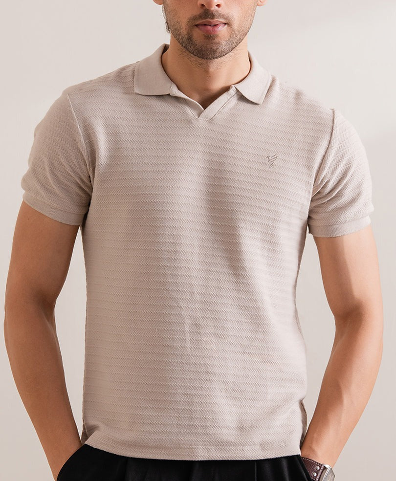 Beige Resort Polo