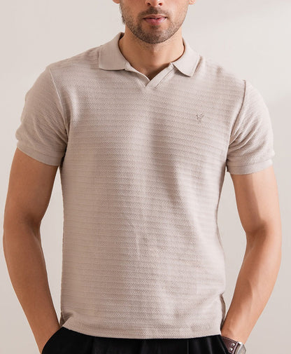 Beige Resort Polo