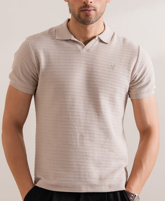 Beige Resort Polo