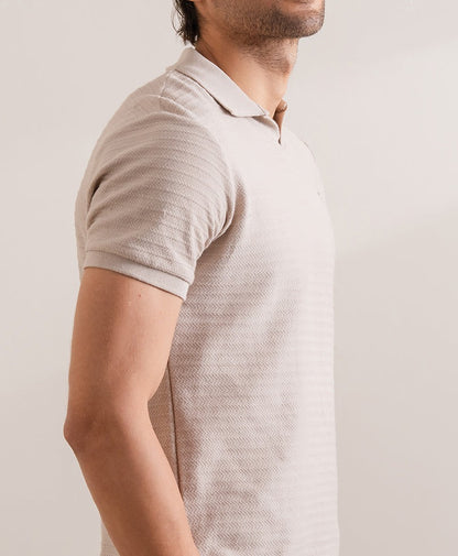 Beige Resort Polo