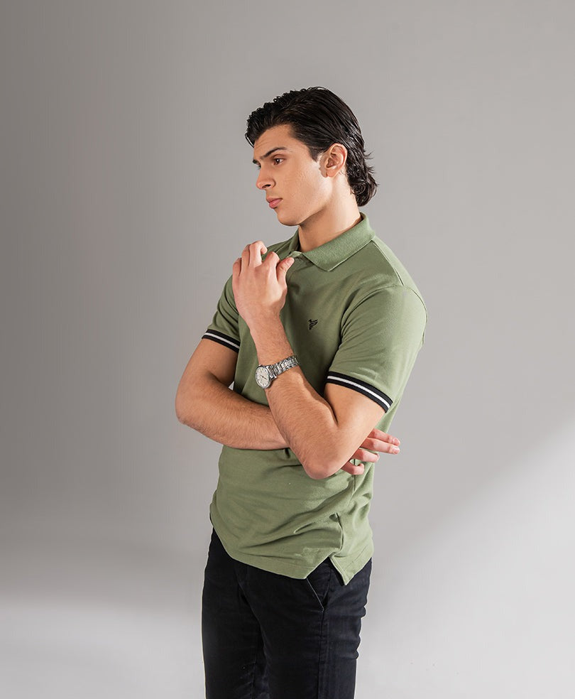 Olive Rugby Shirt